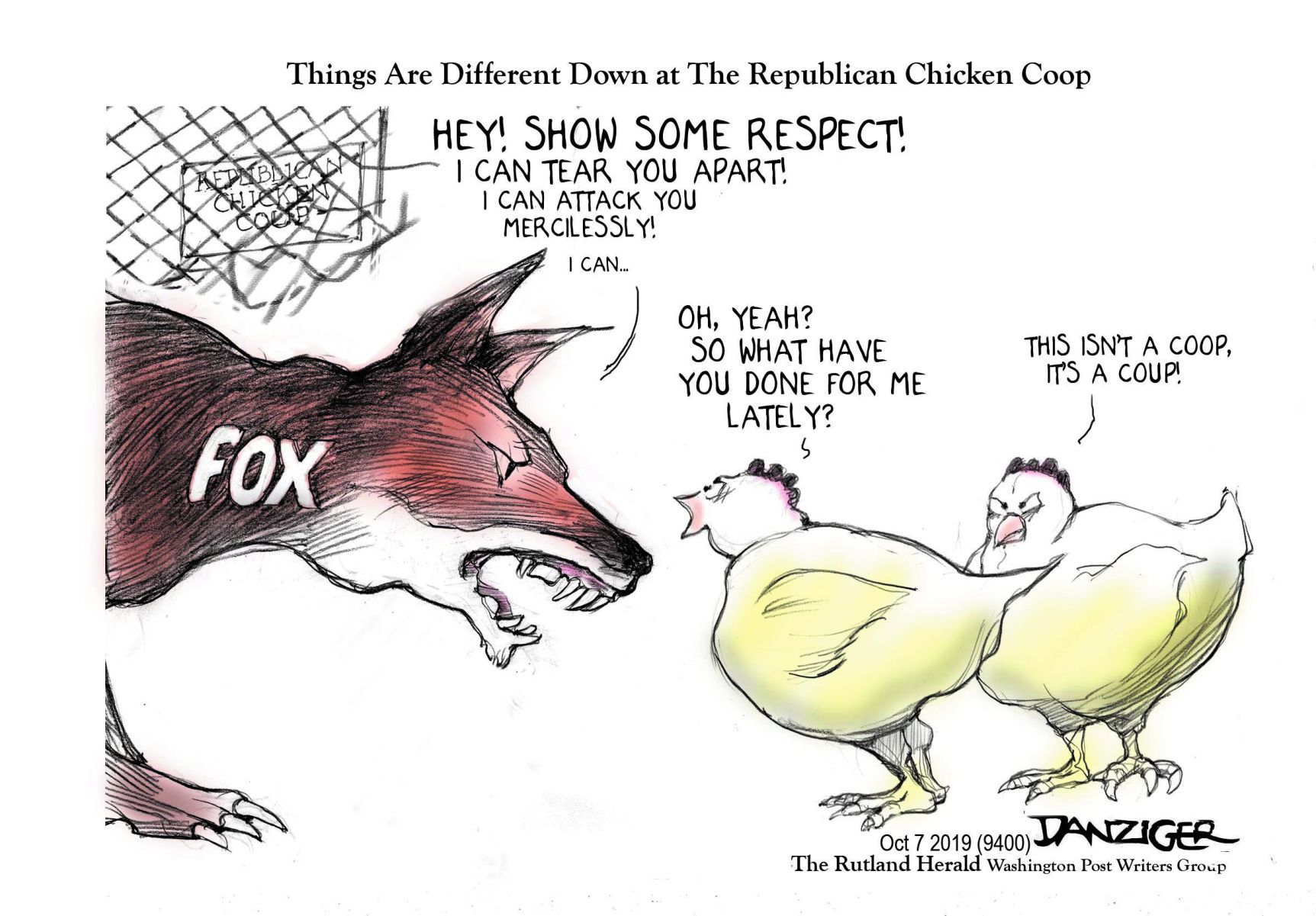 Jeff Danziger cartoon